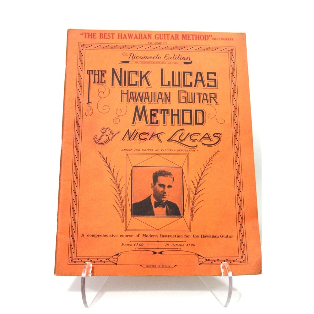 Nick Lucas Hawaiian Guitar Method Songbook Vol 3 Vintage 1925 Sheet Music Book